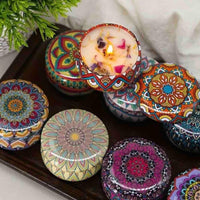 4.5cm Scented Tin Candle (Pack of 1) (Multicolor)